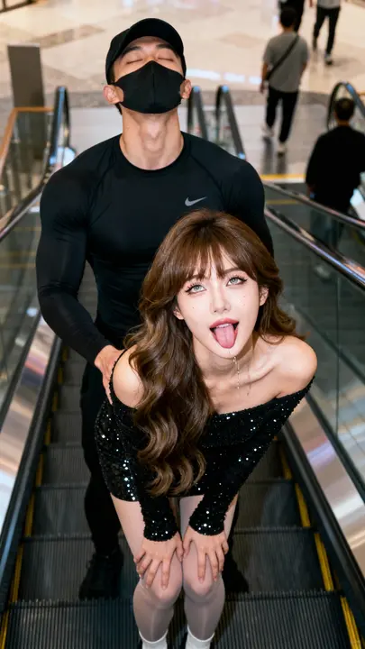 巧妙构图提示词上行电梯(1)