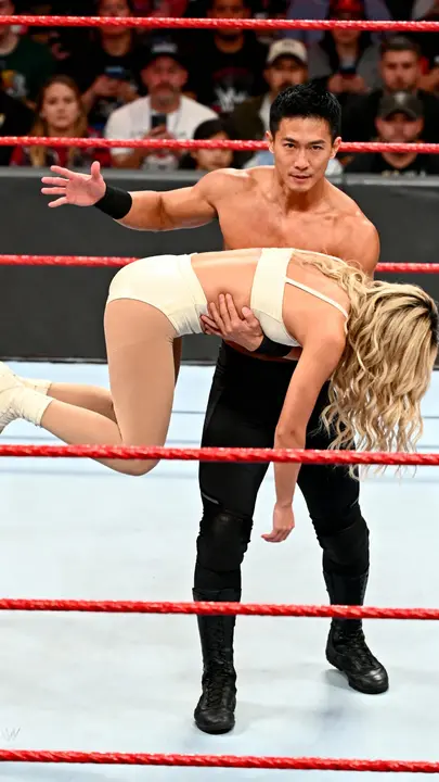 巧妙构图提示词美国WWE比赛现场(1)